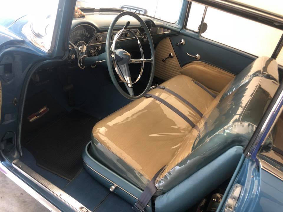 Classic car interior detailing